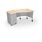 Mooreco Instructor Desk Left 29.8"H x 60"W x 36.3"D Fusion Maple 91786-7909-PL - alternate 2